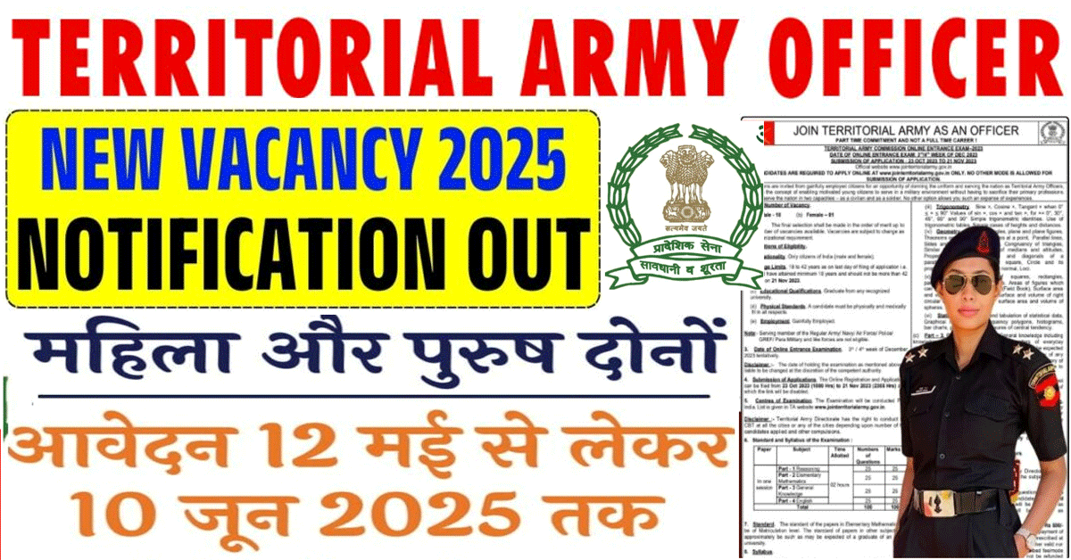 Territorial Army Officer Recruitment